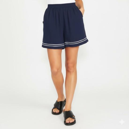 Jayden Navy Shorts