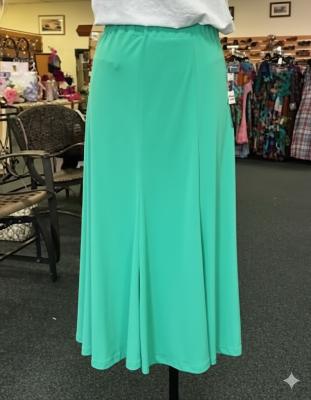 Green Panel Skirt
