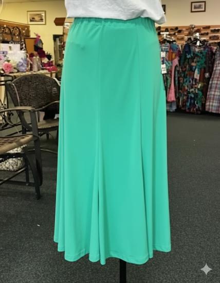 Green Panel Skirt