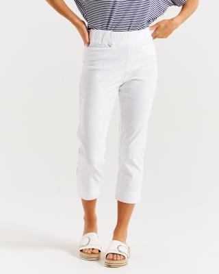 White Bengaline Pants