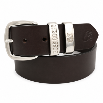 Brown Muster Double Loop Belt