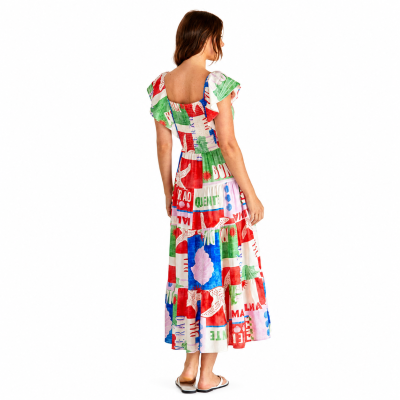 Sadie Seashell Print Dress