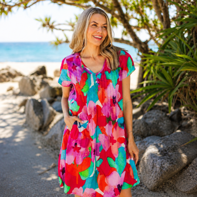 Nicola Large Floral 2 Dress