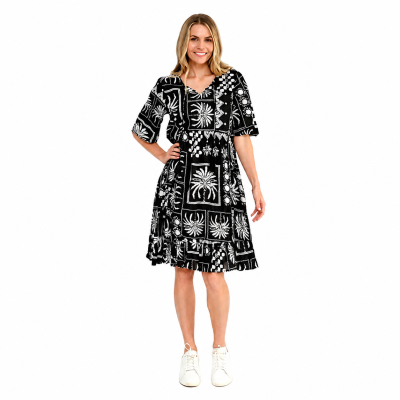 Mono Patch Black Dress Style 5