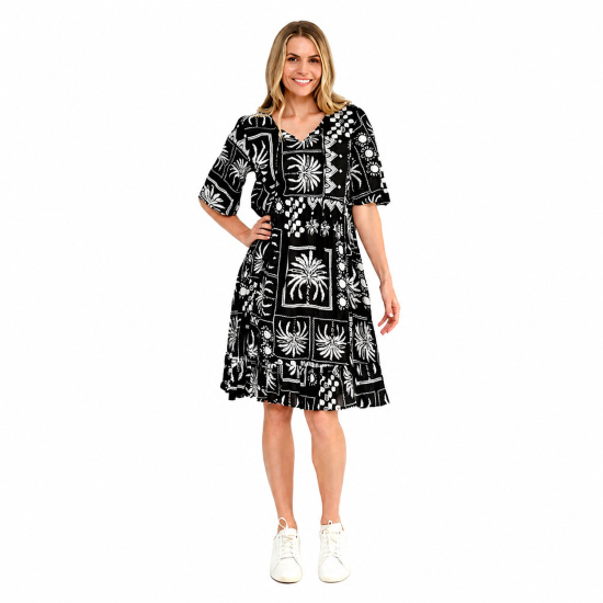 Mono Patch Black Dress Style 5