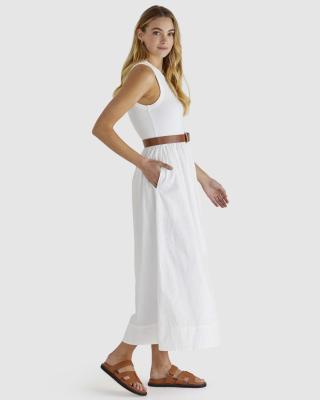 Opal White Dress
