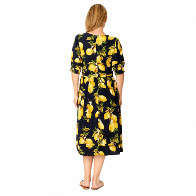 Lemon Midi Dress