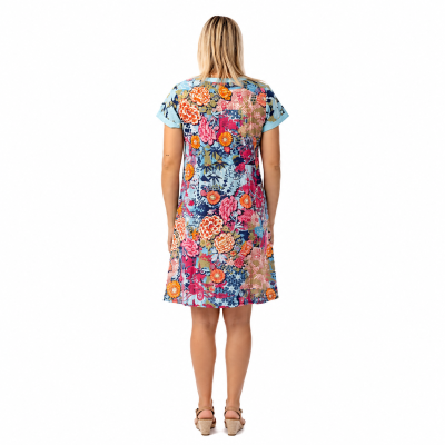 Ikebana Patch Dress