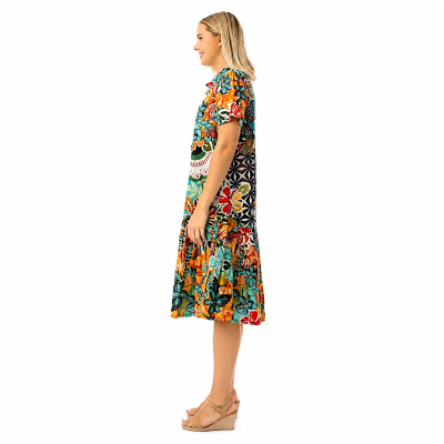 Guaratiba Collar Patch Dress