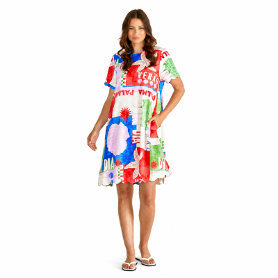 Dawn Seashell Print Dress