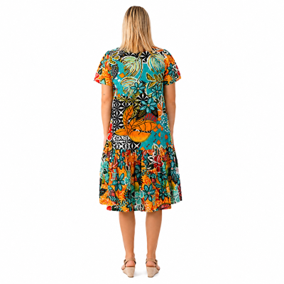 Guaratiba Collar Patch Dress
