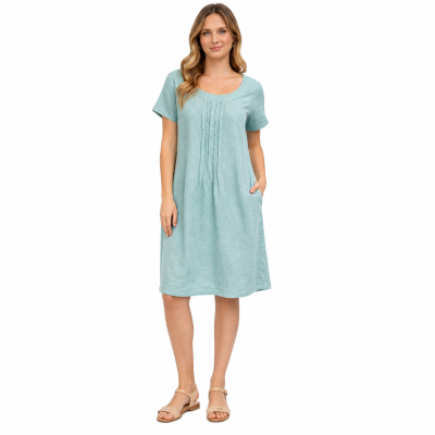 Mint Linen Dress