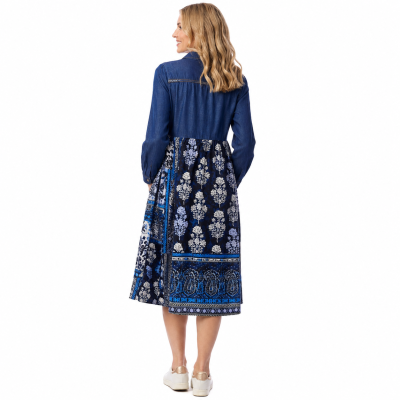 Bhadol Denim Mix Dress