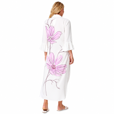 Romance Floral Tunic Shirt Dress