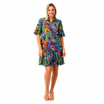 Zapallar Print Dress