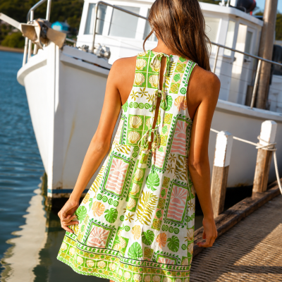 Emmett Tie Back Shift Dress