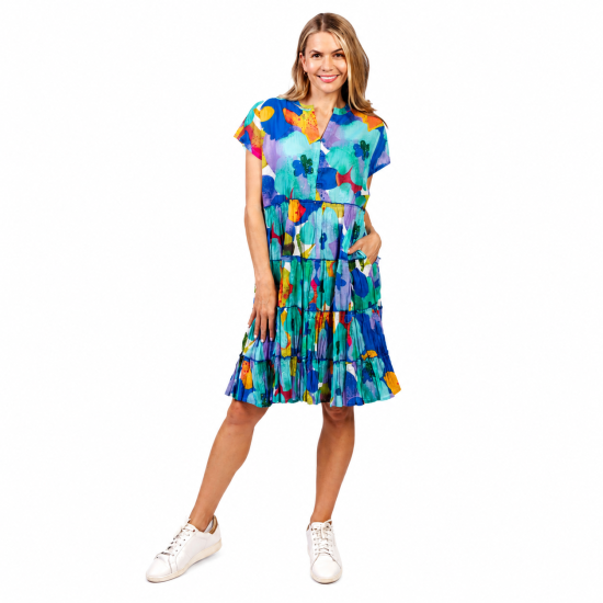 Leela V Neck Mini Dress