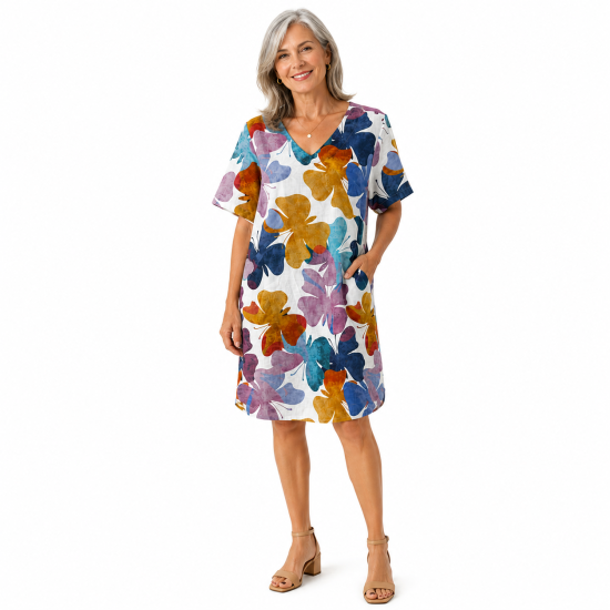 Mauve Butterfly Dress
