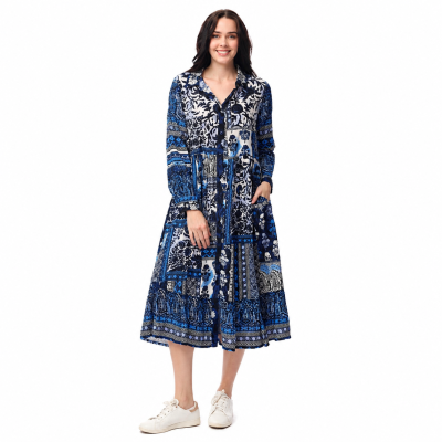 Bhadol Maxi Collar Dress