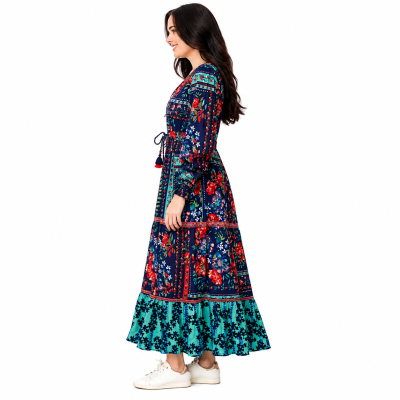 Ivanova Print Maxi Dress
