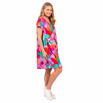 Nicola Large Floral 2 Dress
