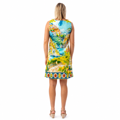 Amalfi Sleeveless Shift Dress