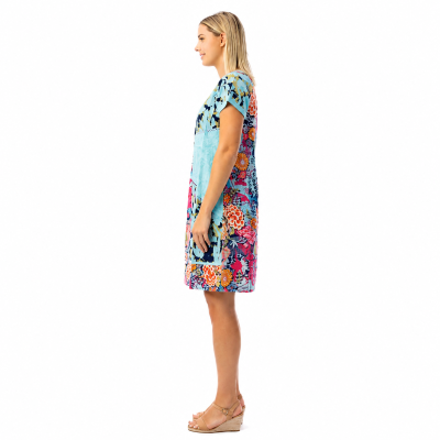 Ikebana Patch Dress