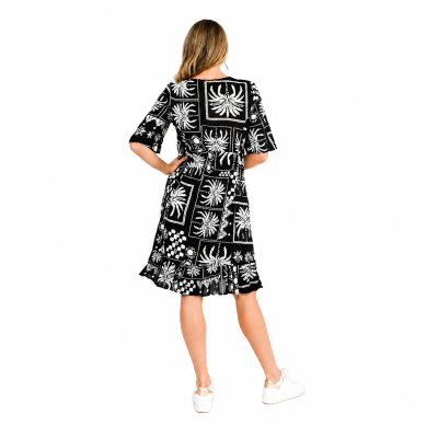 Mono Patch Black Dress Style 5