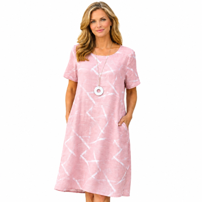 Pale Pink Pocket Dress