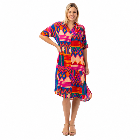 Jacuma Print Dress