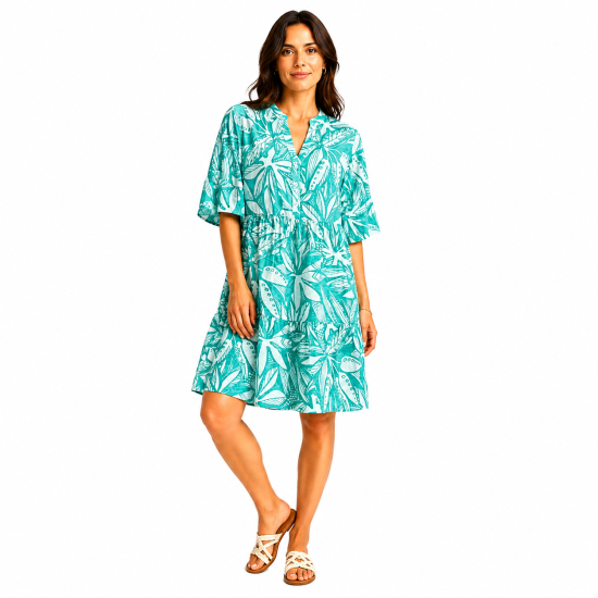 Maya Tribal Sea Layer Dress