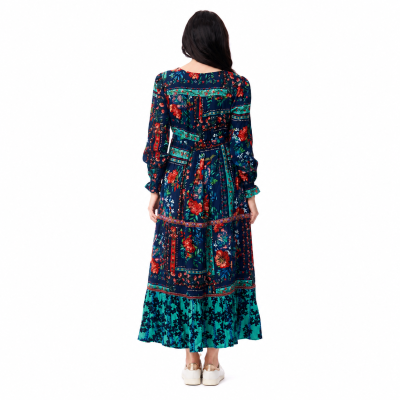 Ivanova Print Maxi Dress