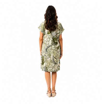 Lima Olive Reversible Dress