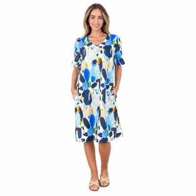 Indi Multi Abstract Dress