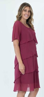 Vivid Tiered Dress