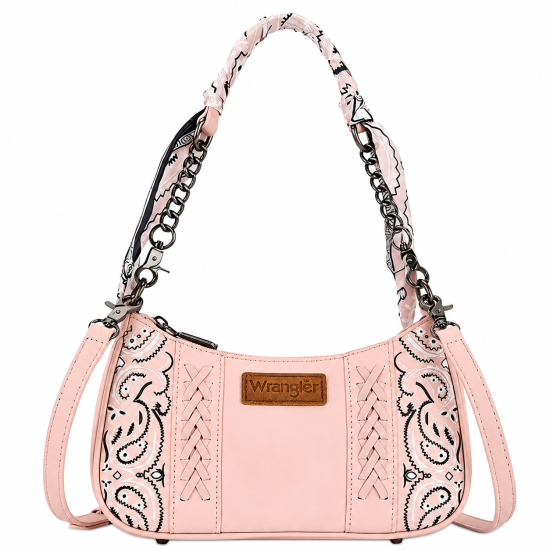 Pink Paisley Shoulder Bag