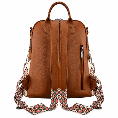 Brown Lia Aztec Convertible Backpack