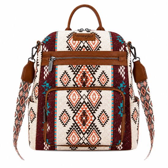 Brown Lia Aztec Convertible Backpack