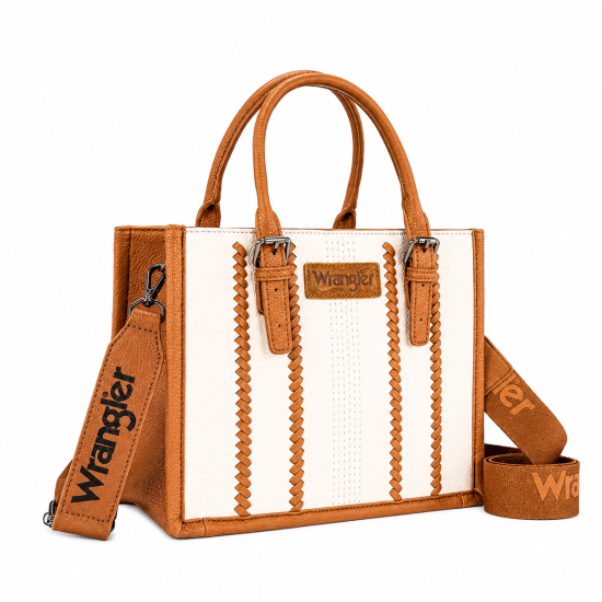Natural/Tan Boston Stitch Crossbody Bag