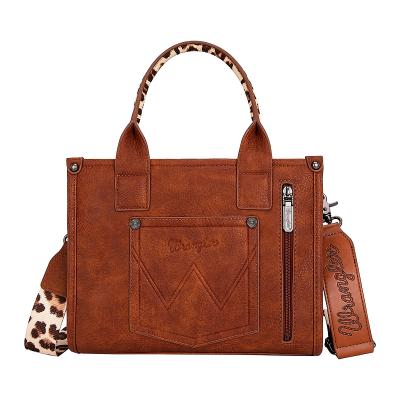 Tan Leopard Print Crossbody Bag