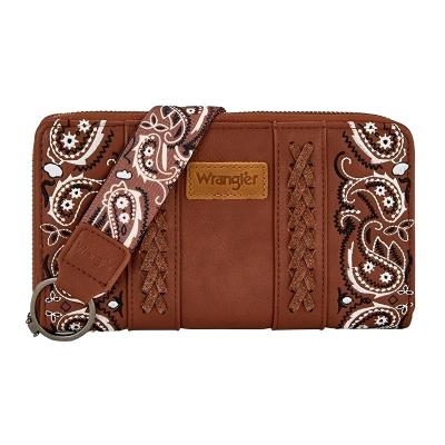 Tan Paisley Wallet