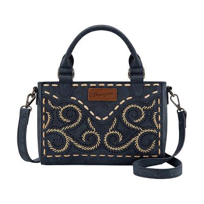 Navy Swirl Crossbody Bag