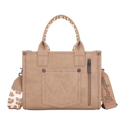 Taupe Leopard Print Crossbody Bag