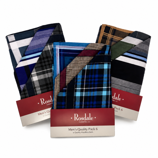Men's Quality Pack of 10 Handkerchiefs