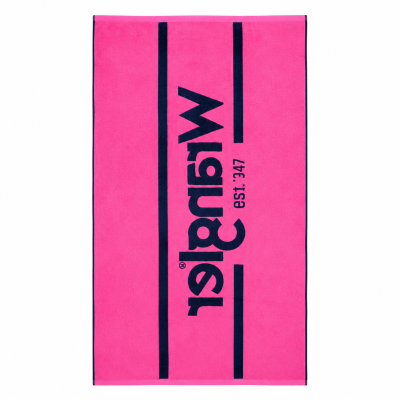 Wrangler Navy/Pink Logo Towel