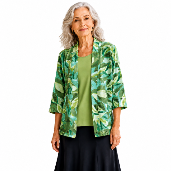 Olive Print Jacket