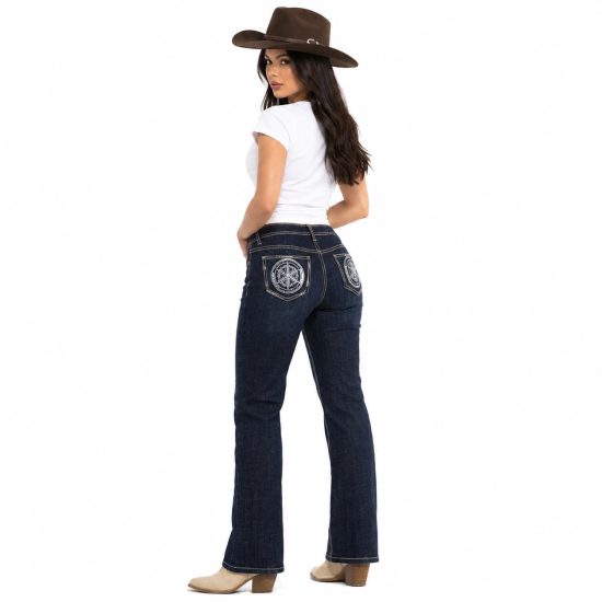 Emblem Denim Jeans 34 Legs