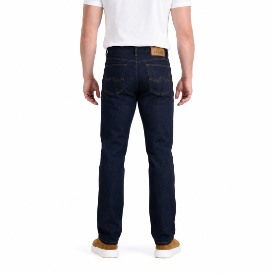Texan Men's Slim Fit Straight Cut Jeans 34 Legs