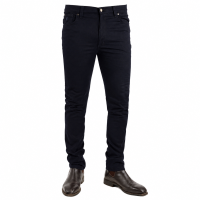 Thomas Cook Men's Navy Slim Moleskin Jeans 32 Leg