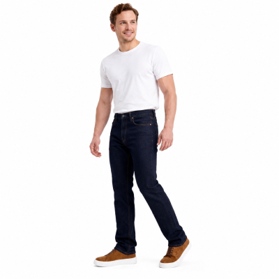Texan Men's Slim Fit Straight Cut Jeans 34 Legs
